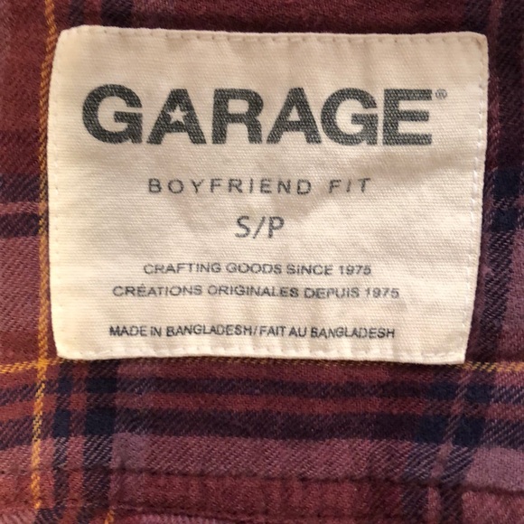 Garage boyfriend fit flannel - Picture 3 of 5